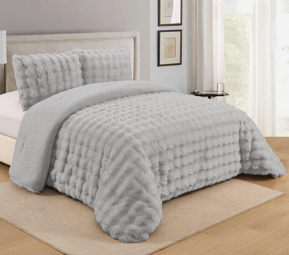 Comforter Sherpa Burbujas, DN - Imagen 2