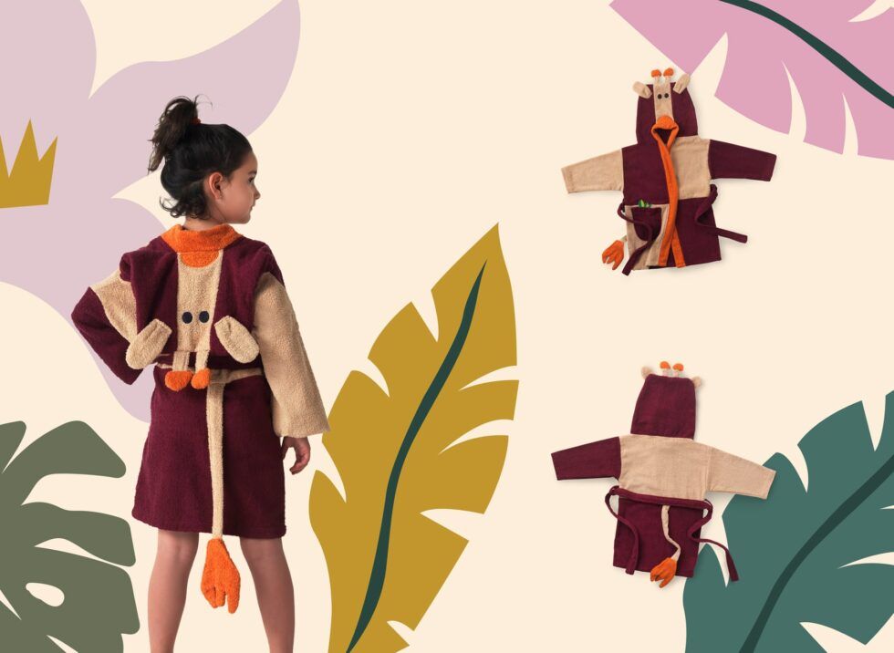 Albornoz Infantil Jirafa